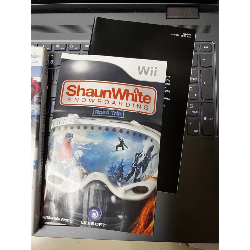 Shaun White‎ Snowboarding Road Trip Nintendo Wii PAL Ubisoft Case Manual